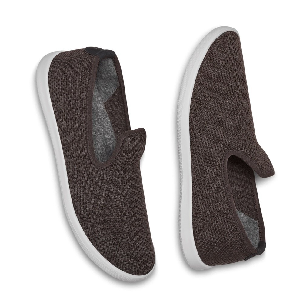 Allbirds Women\'s Slip-Ons Dark Grey - Tree Loungers - 38701JASH